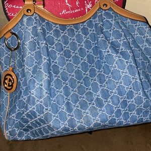 Authentic Denim GG Gucci Bag